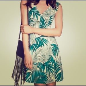 🌴H&M Skater Palm Leaf Dress🌴